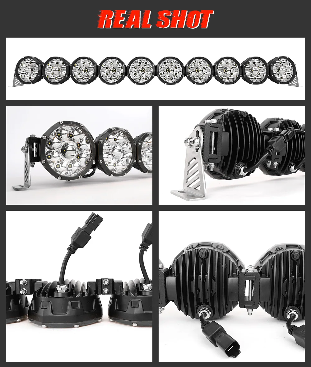 오프로드 바라 LED 라이트 바, 4x4 kc, Hilites Pro6, 4x4 UTV, 12V, 24V, 32 인치
