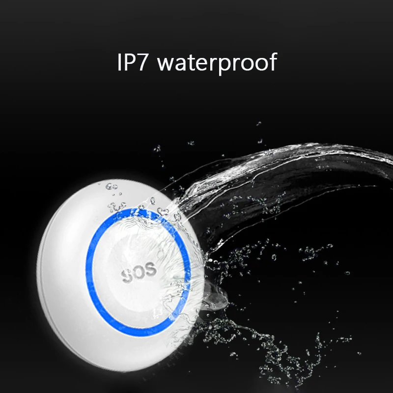 Wireless SOS Intelligent Elderly Pager Old Man Emergency Alarm Button Tuya APP for Smart Life Calling System Alert