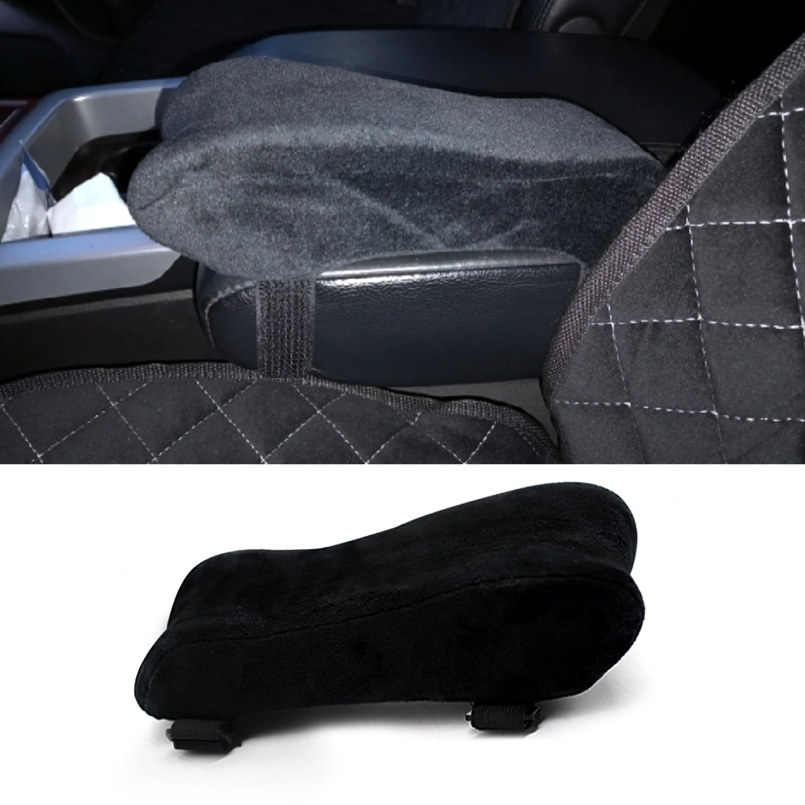 Car Armrest Memory Foam Pad Hand Cushion Elbow Pillow Comfortable