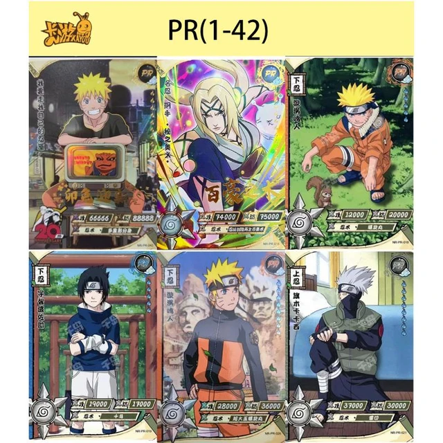 Coleção de personagens de Anime Flash Card, Naruto, Gaara, Hatake, Kakashi,  Série Pr, Conjunto completo, Brinquedo, Presente de Natal, 42 folhas -  AliExpress