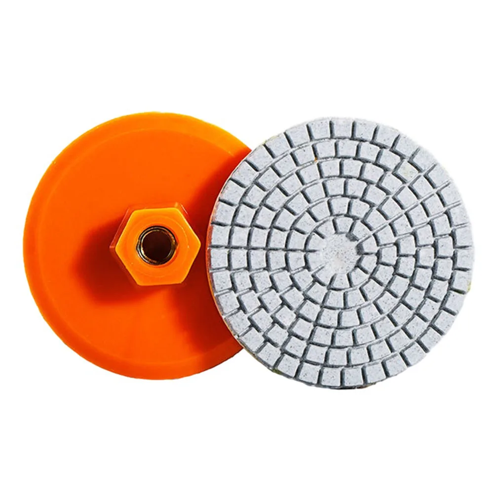 

100mm Diamond Polishing Pad 4 Inch Wet/Dry Buff Disc Abrasive Tool For Sanding Marble Granite Concrete Grinding Countertop Stone