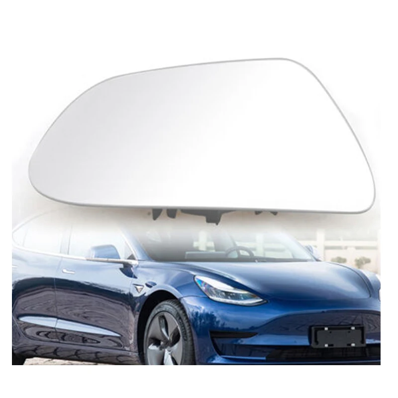 

Rearview Heated Side Mirror Glass Wide Angle Rear View Glass Left / Right For Tesla Model 3 2017-2021 9252455001 9252456001