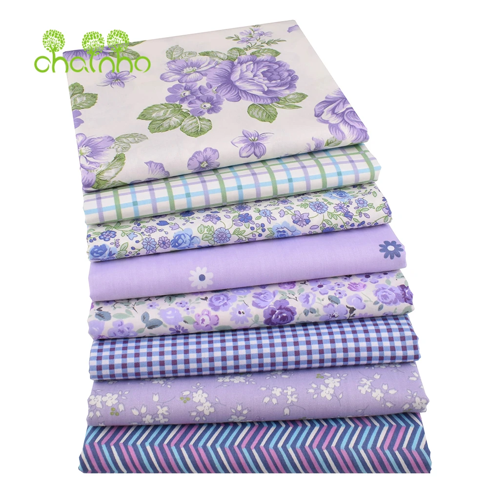 Chainho,Printed Twill Weave Cotton Fabric,DIY Quilting Sewing Material,Handmade Textile,Patchwork Cloth,Cartoon Series,25C14