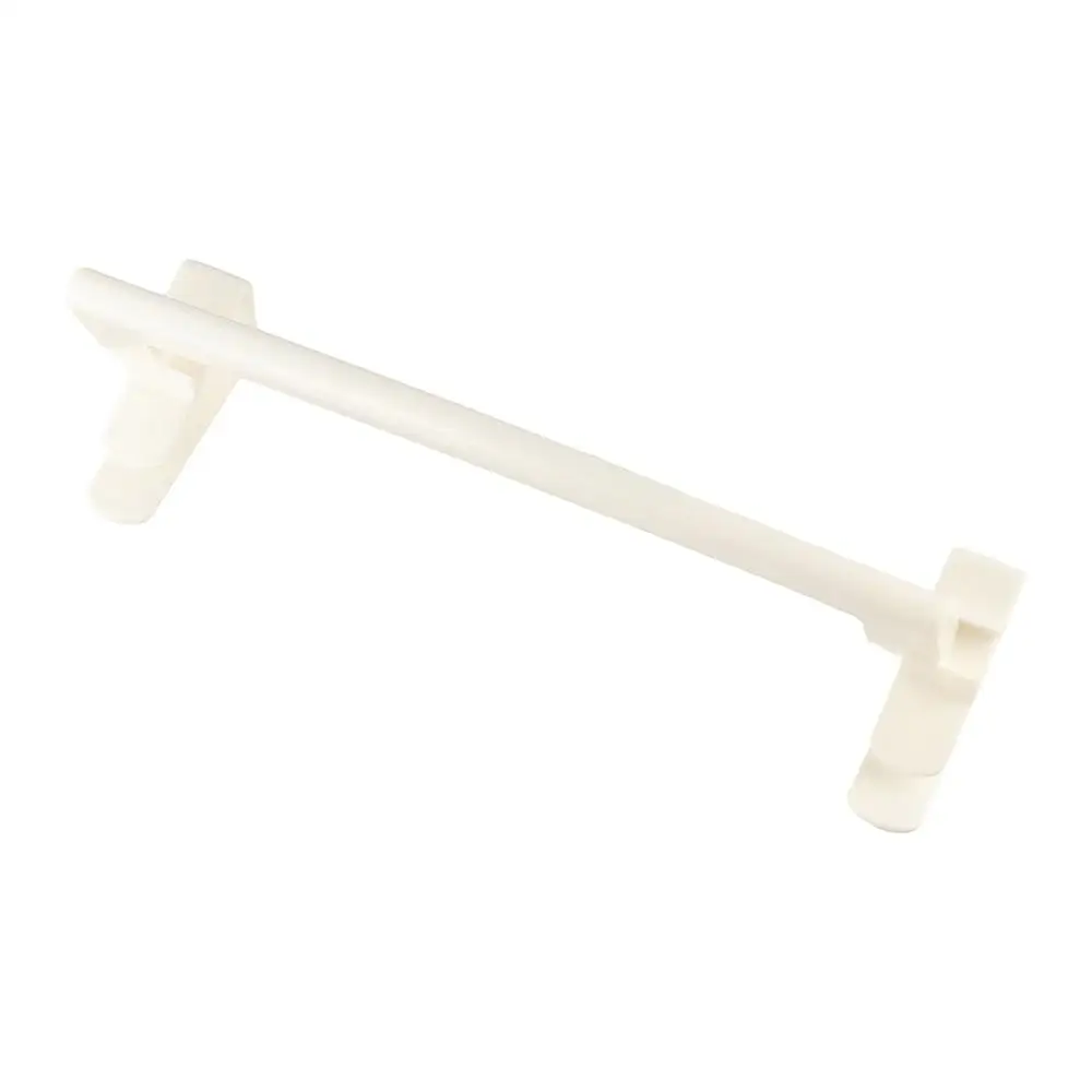Durable No Drilling Towel Rack White Hard Plastic Towel Holder Easy to Assemble Hanging Hanger Bathroom Organizer