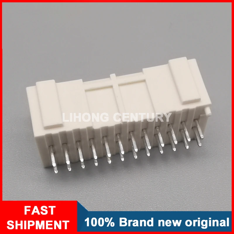 10 unids/lote B24B-PADSS-1F(LF)(SN) connector original pitch 2.0mm needle seat 24P straight needle socket
