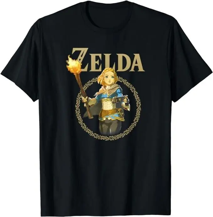 The Leg End Of Zel Da Tears Kingdom Portrait T Shirt Maniche Lunghe O Corte