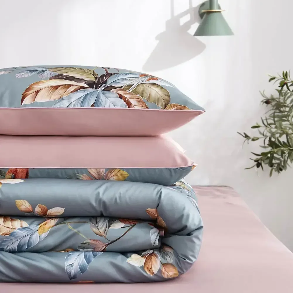 Svetanya Floral Bedlinens Egyptian Cotton Bedding Set Queen King Ru Full Size Sheet Duvet Cover Set Underwear 6