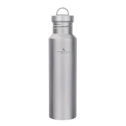Premium Titanium Wide Mouth Water Bottle - Leak-Proof & Reusable (750ml Ti3253D)