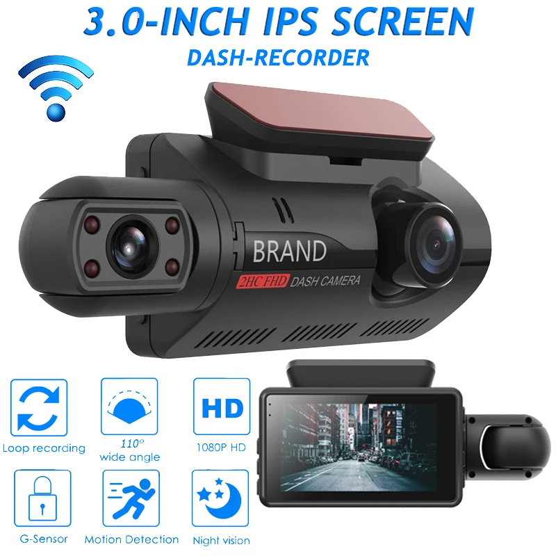 BEPOCAM ZD80 4K + 1080P + 1080P 대시 캠, 3 카메라 내장 GPS 추적기, 5G 와이파이 적외선 야간 투시경, 자동차 DVR 차량 대시 카메라 