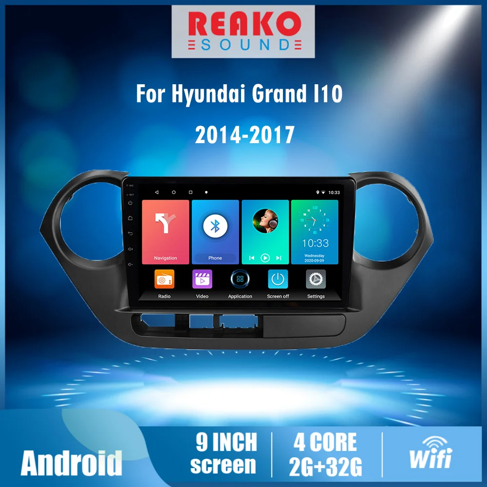 Автомобильная Мультимедийная система стереопроигрыватель на Android 4G с 9