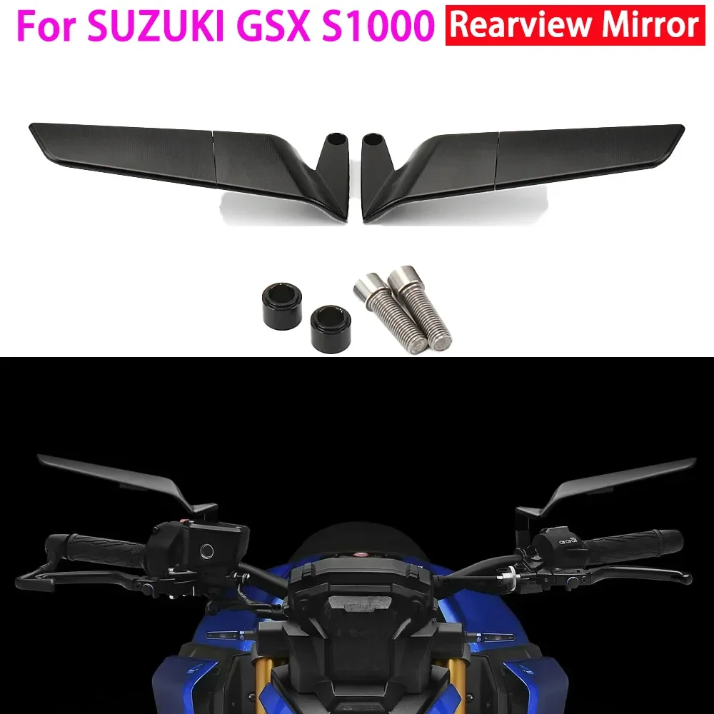 

Rearview Mirrors For SUZUKI GSX S1000 GSX-S 1000 GSX-S1000 2023 2022 2021 Motorcycle Rearview Mirror Wind Wing side mirrors