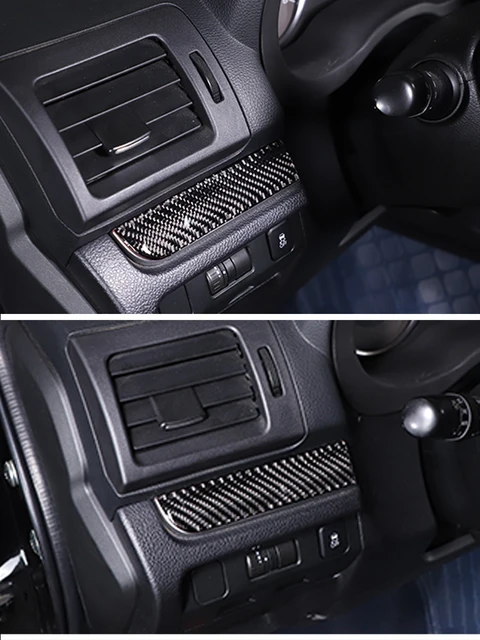 For Subaru Forester 2013-2018 Accessories Carbon Fiber Car Center 