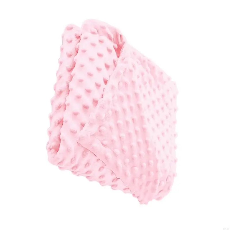Double Sided Baby Blanket Dotted Designs Infant Wrap Large for Toddler & Infants