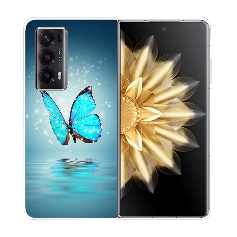 Durable Clear Hard Shell Phone Case - Shockproof & Foldable Design