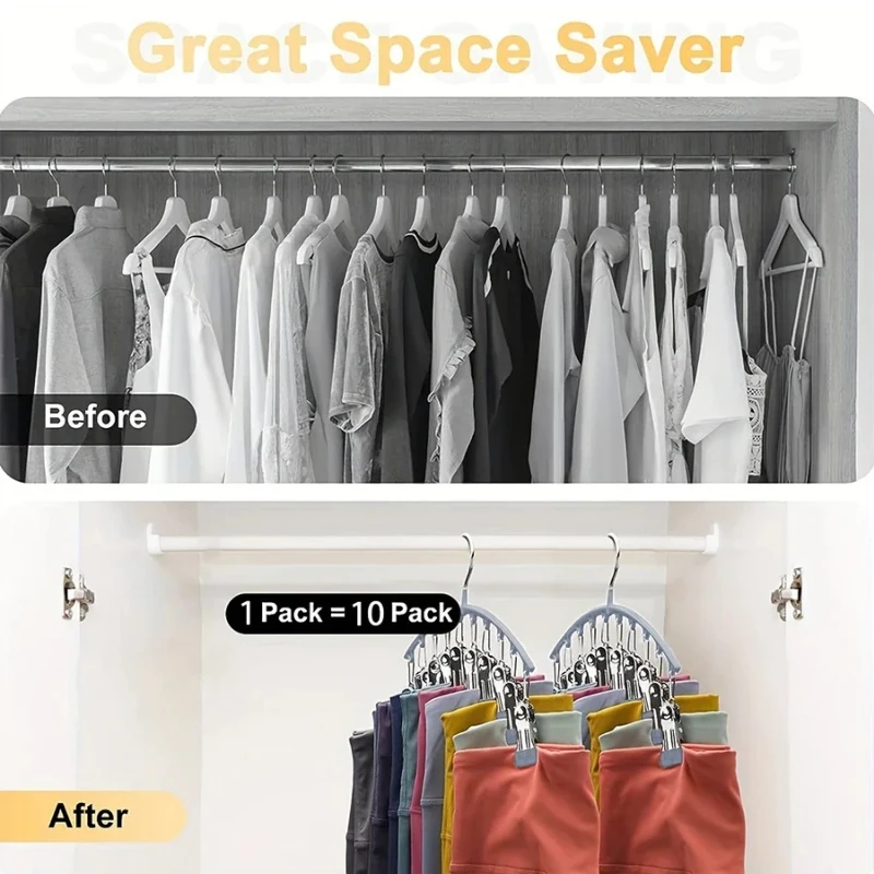 1/2/3 pieces of stainless steel arc-shaped drying racks are suitable for anti slip drying of socks and storage wardrobes