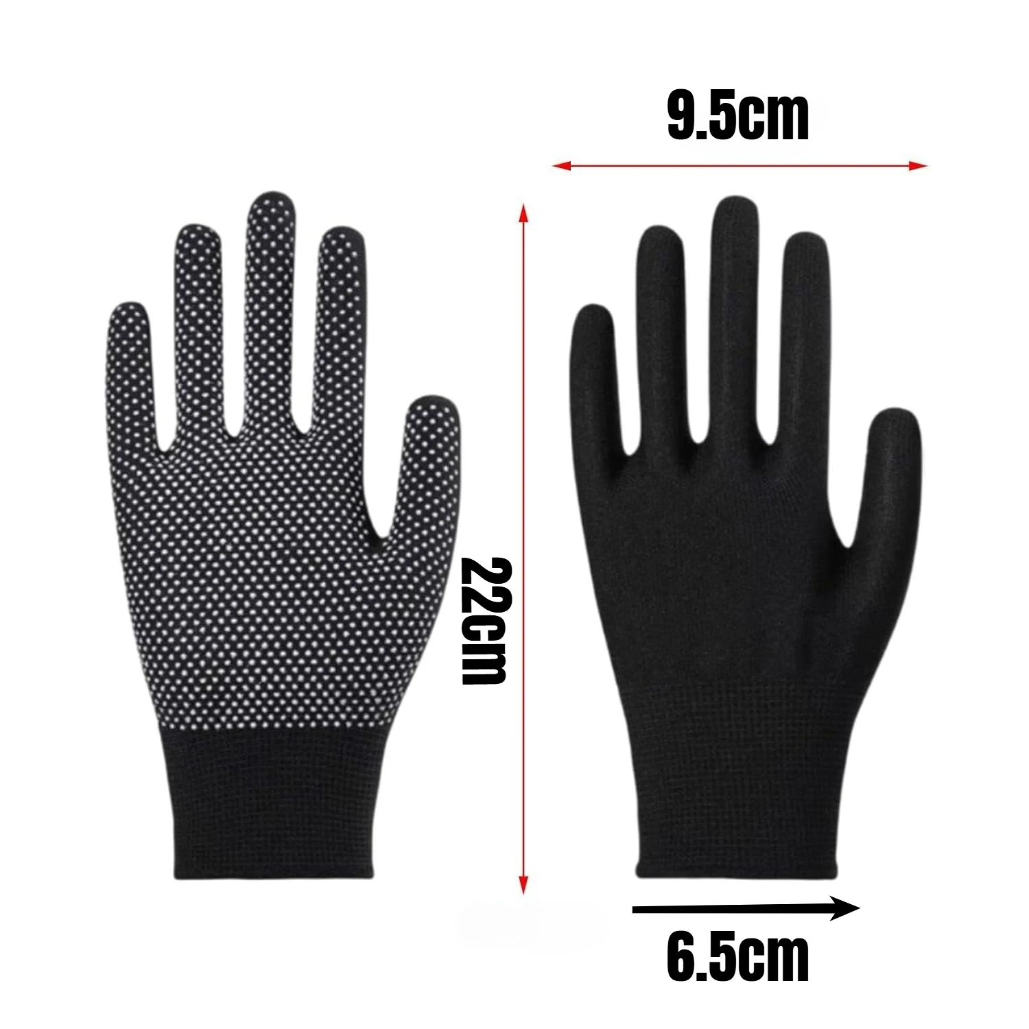 Non Slip Touchscreen Gloves for Men Women Nylon Breathable Half Finger Outdoor Iding Sport Fitness Cycling Garden Labor Gloves