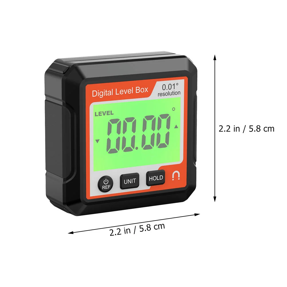 Protractor Digital Portable Level Spirit Angle Finder Black Gauge Leveler Inclinometer