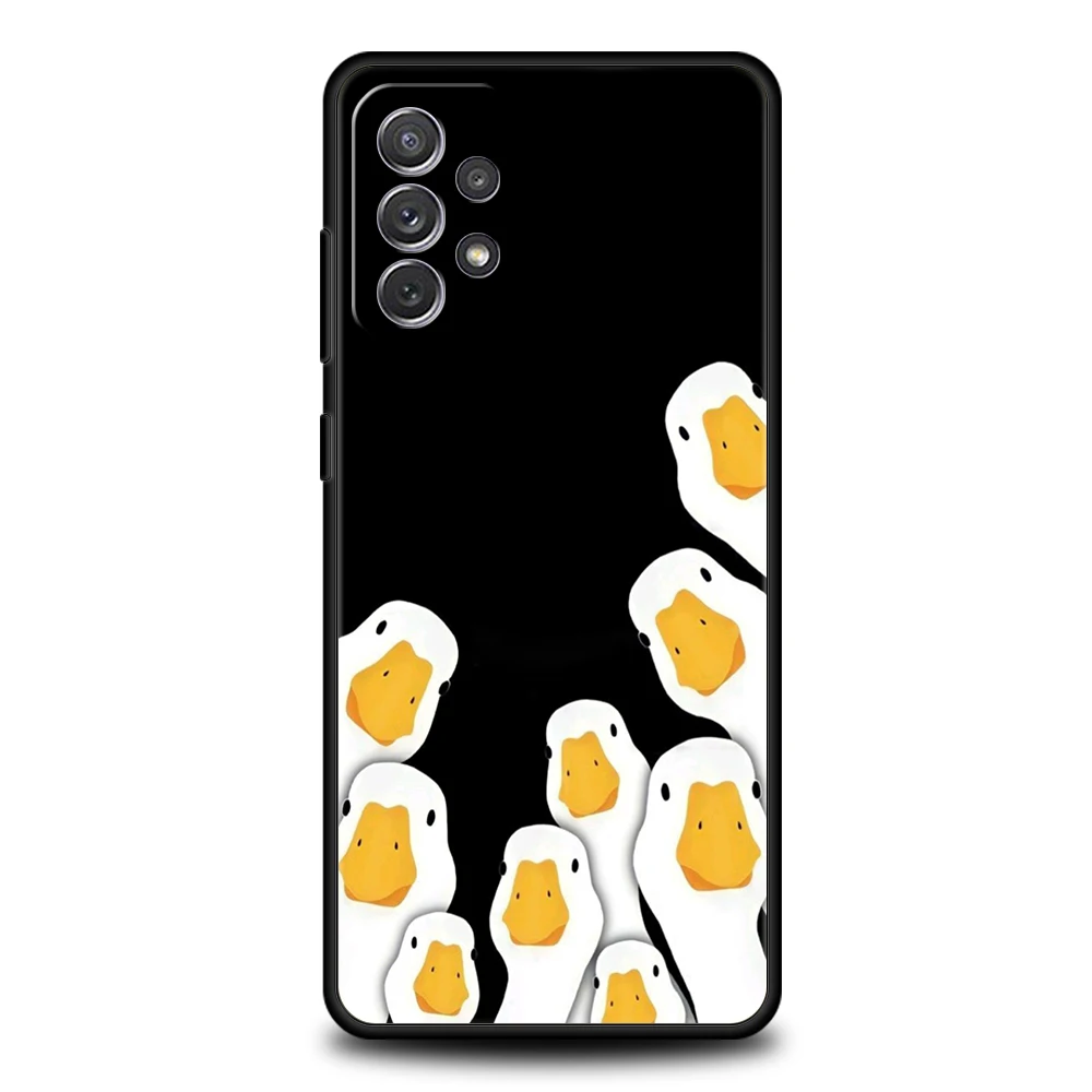 Playful Cartoon Goose Game Phone Case - TPU Shell, Cute Design
