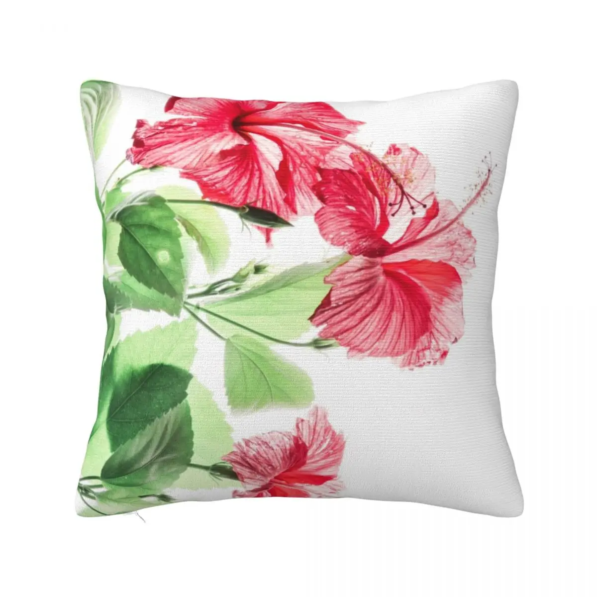 

Hibiscus Throw Pillow Marble Cushion Cover pillow pillowcase