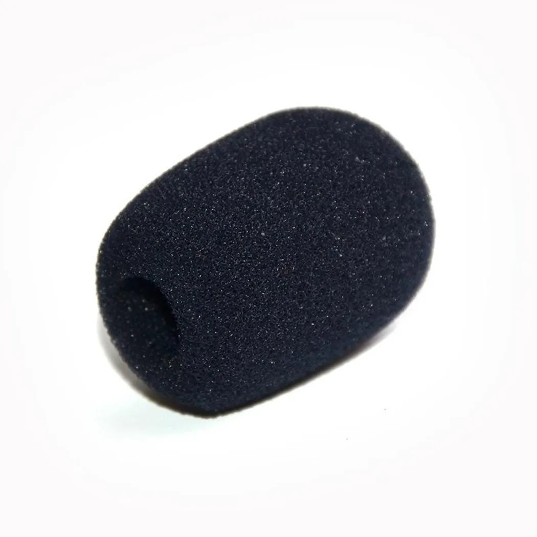 Brandneue, hochwertige Headset-Mikrofon-Pads, Geräuschkonzentrierung, Ersatz-Pad aus weichem Schaumstoff, Windschutzscheibe, Schwarz, sauber – Detail 5