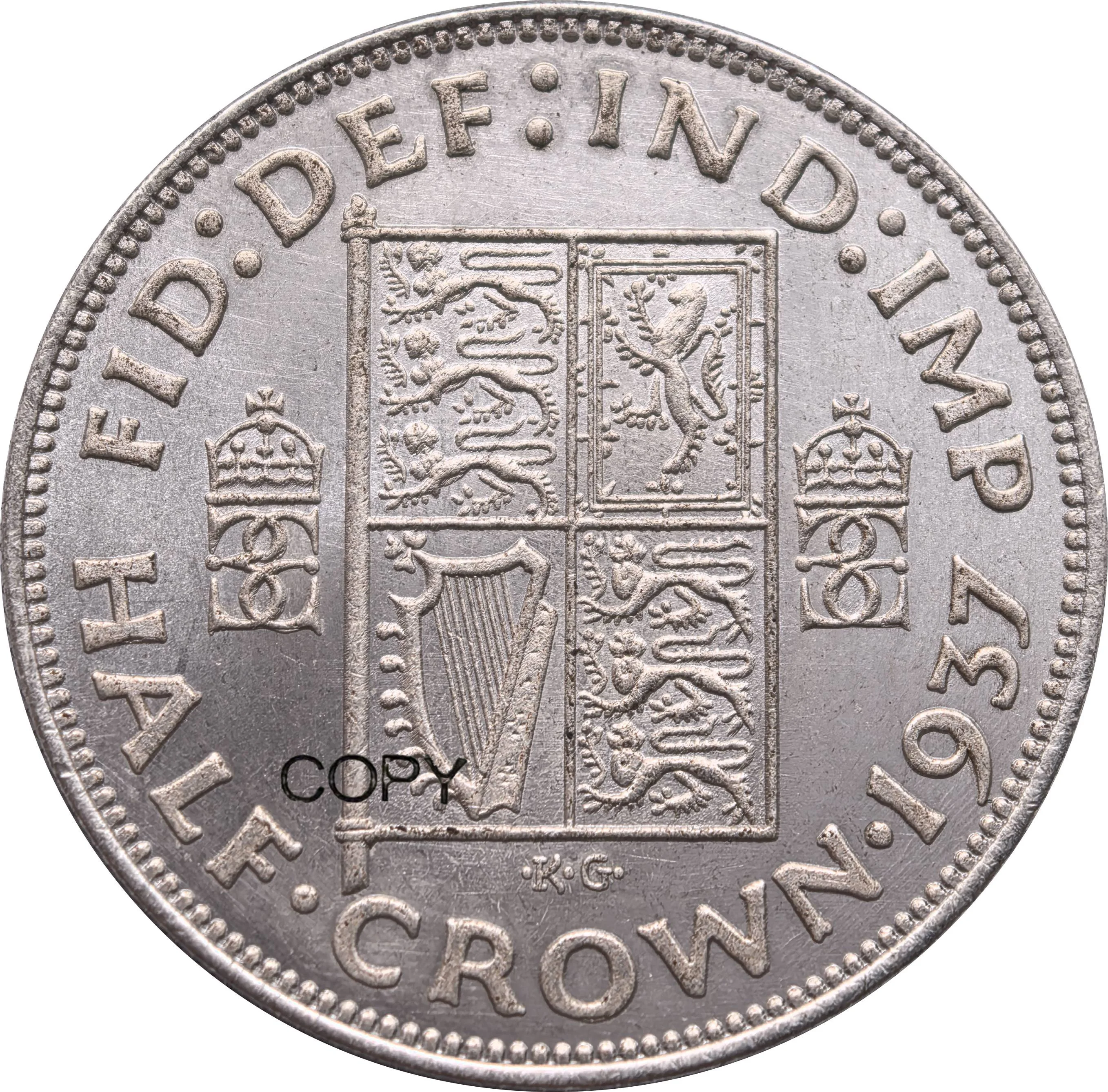 UK 1937 Coin 1/2 Crown Edward VIII Pattern Souvenir Old Gift Collectible  Coins United Kingdom Pattern Copy - AliExpress