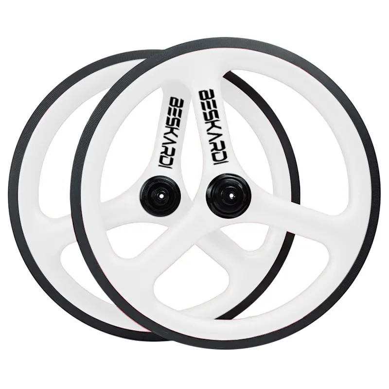 16inch 349 Carbon Wheel Folding Bike Trispokes 7 Speed Wheelset