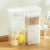 With Cover Swabs Cosmetic Organizer Storage Box Desktop Dust-Proof Makeup Removal Cotton Lipstick Cosmetics Organization Holder 4