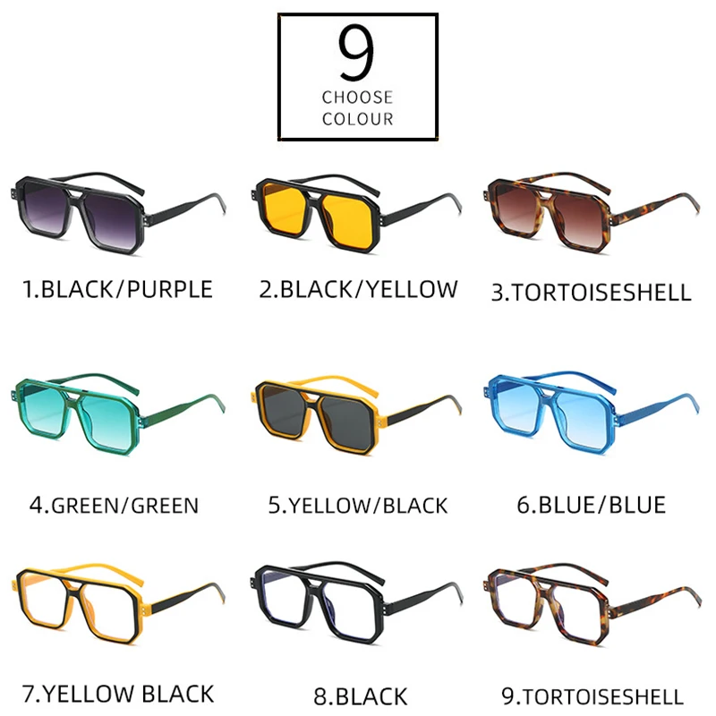 Retro Square Punk Sunglasses 5