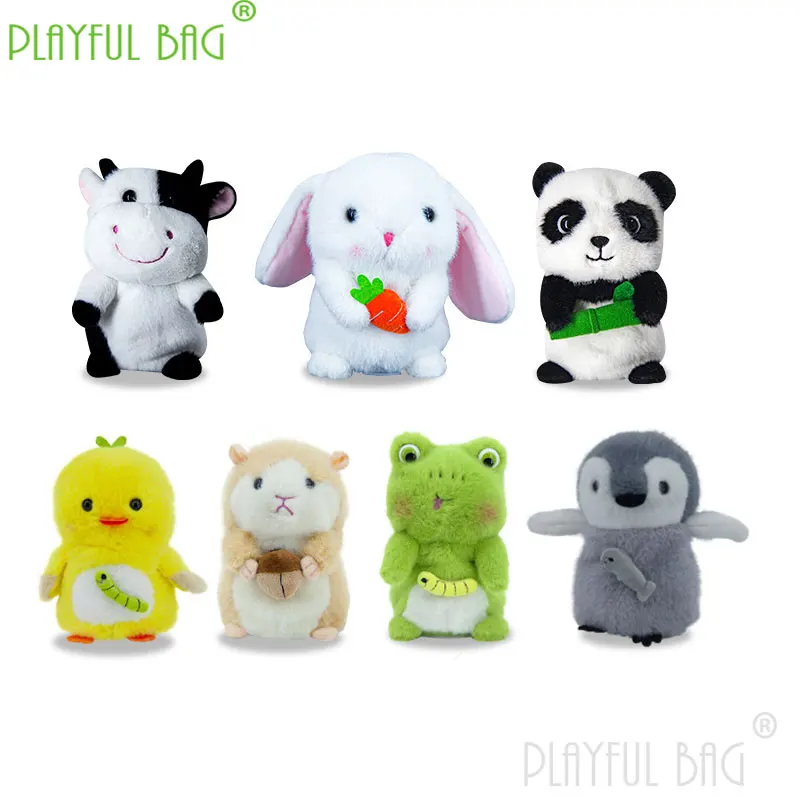 Electric Plush Toys Animal Cute Rabbit Duck Penguin Panda Frog Hamster Dance Talk Interactive Robot Child Gift Pet Figure VD106