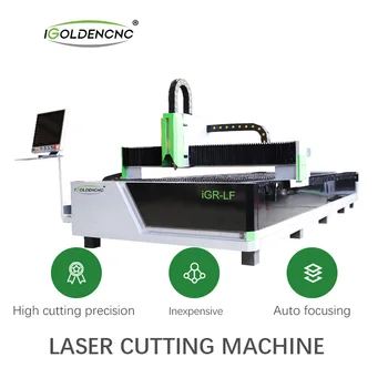 High Efficiency 1000W Aluminium Sheet CNC Fiber Laser Cutting Machine Steel