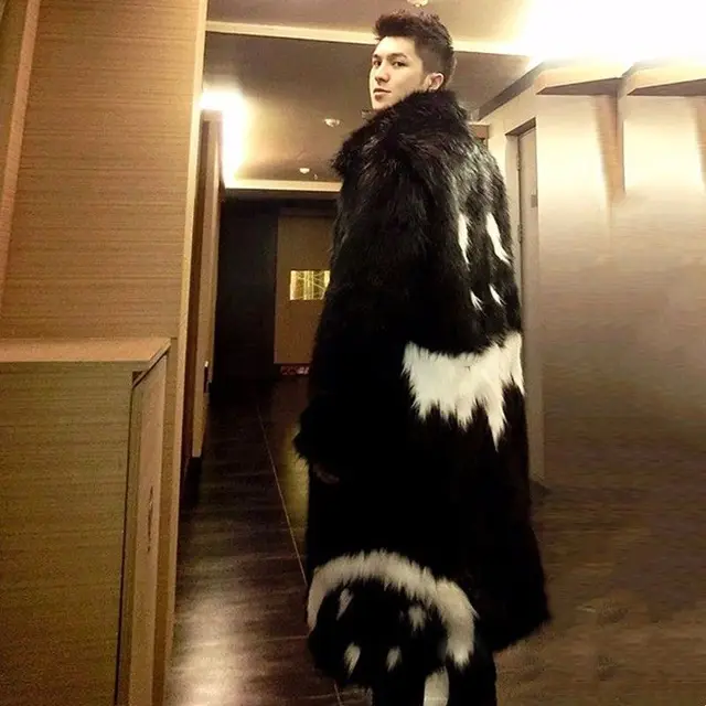 Long Faux Fur Jacket 1