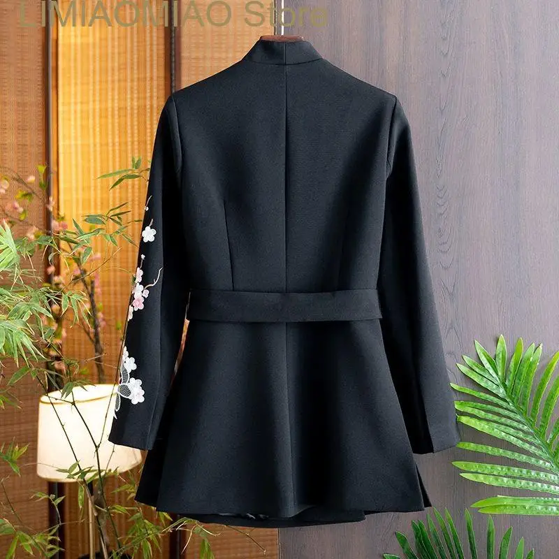 New luxury ladies  lace embroidered jacket and coats elegant  Fashion  Jacket for Women Blazers