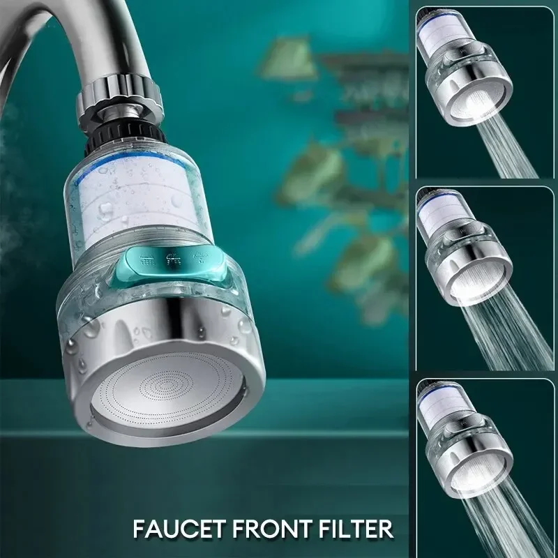 Water Purifier Filter Baokemo 360 Rotating Water Purifier Filter Tap Universal For Kitchen Bathroom Shower Household Filter PP Cotton High Density