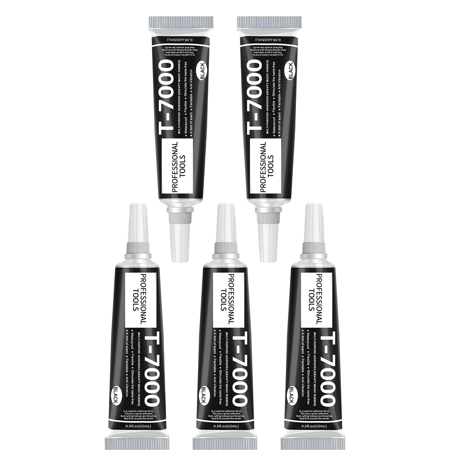 Waterproof Black Glue for Screen Repair & Jewelry Crafts - Super Strong Multipurpose Adhesive