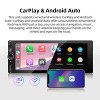 ANYFAR 6.86" 1280*480 1 Din MP5 Player Car Radio Wireless Carplay Android Auto Multimedia Player 1Din FM Auto Radio Stereo - Image 6