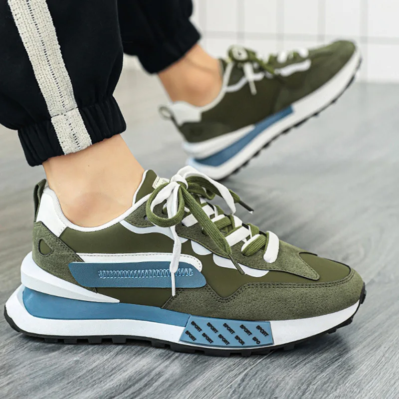 

Spring 2023 New Men's Sports Leisure Running Shoes Hot Male Sneakers Walking Shoes Fashion Color Matching sneakers men
