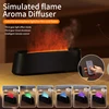 Flame Diffusers for Essential Oils 300ML Aroma Diffuser Humidifier with RGB Light Remote Control for Home Office 1
