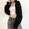 Open Front Solid Color WomenBolero Shrug Cardigan Cropped Casual Bolero for Everyday Date Nights Parties 1