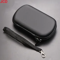 Durable Hard EVA Travel Case with Strap and Zipper for Game Console Protection (Black)