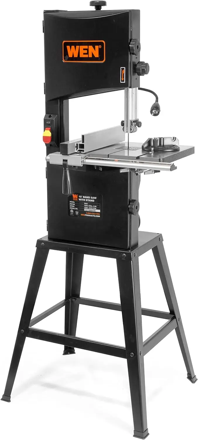 Band Saw with Stand 10-Inch 3.5-Amp Two-Speed BA3962