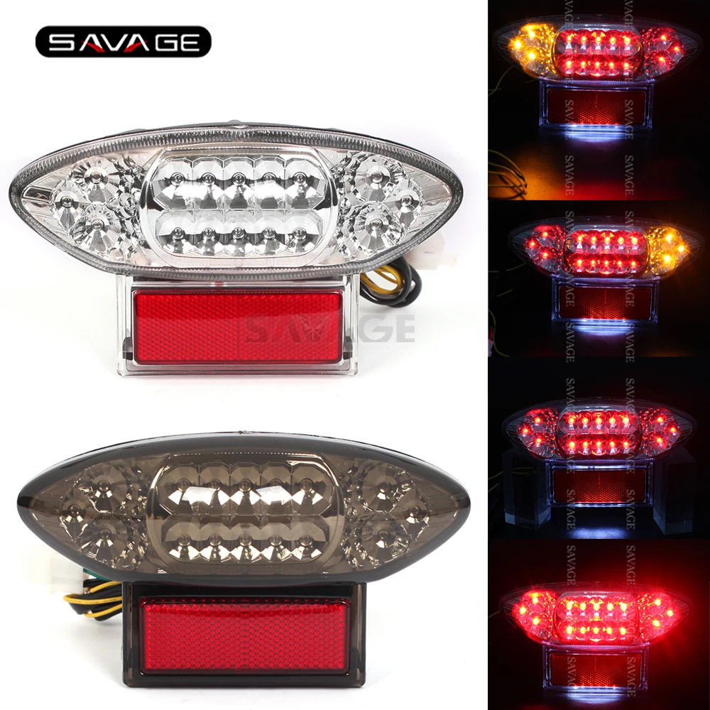 

CNC Integrated LED Tail Light For SUZUKI GSX1300R HAYABUSA 99-07 GSX 600F 750F 98-06 Motorcycle Accessories Blinker Brake Lamp