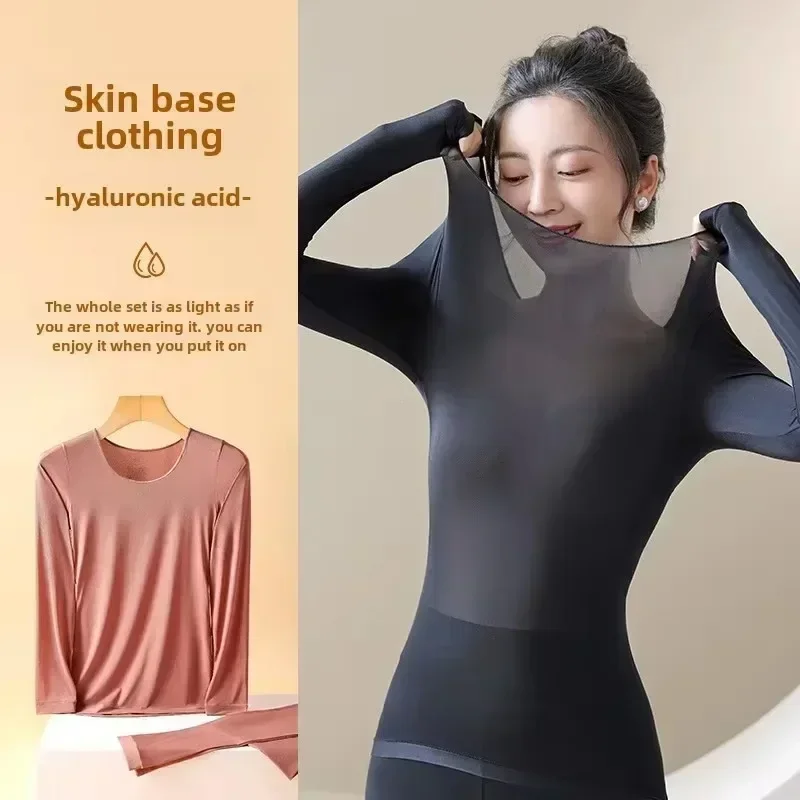 Thermal Underwear Sets 2pcs Thermal Underwear Sets For Woman Autumn Winter