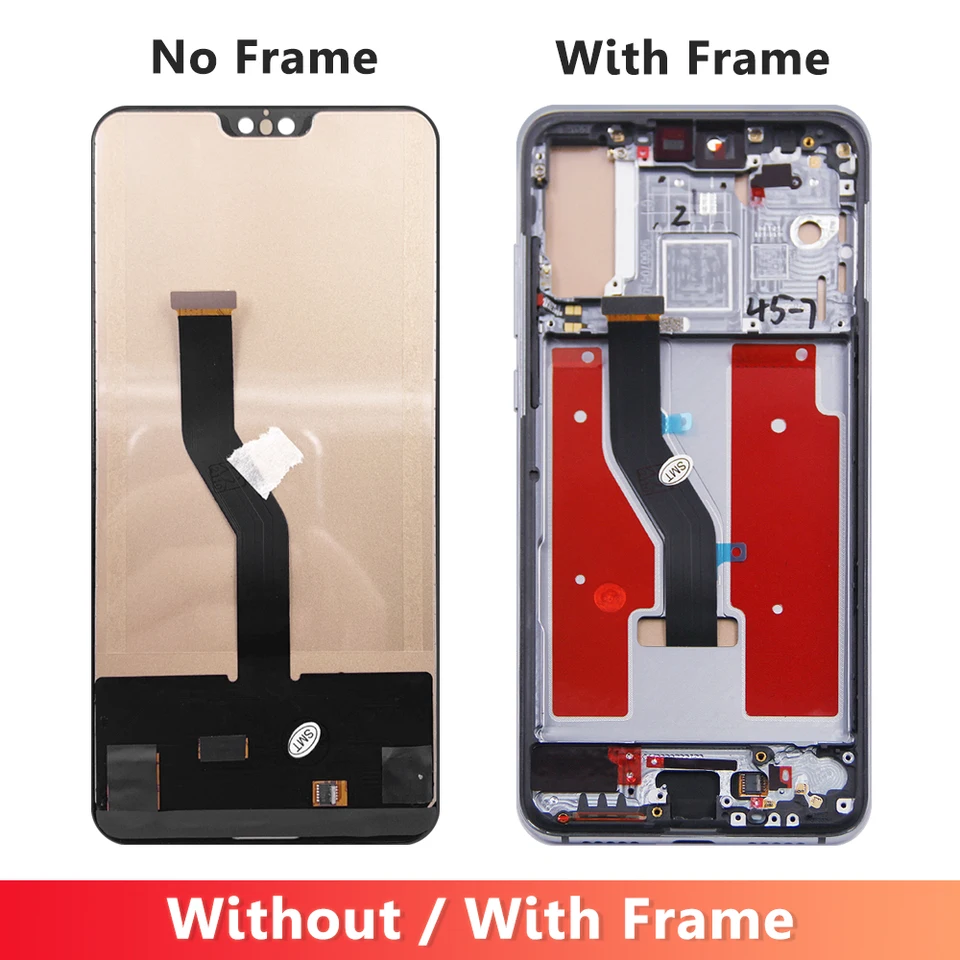 Écran OLED Huawei P20 Pro (CLT-L09/L29) Avec Cadre Noir & Empreinte Digitale - Neuf