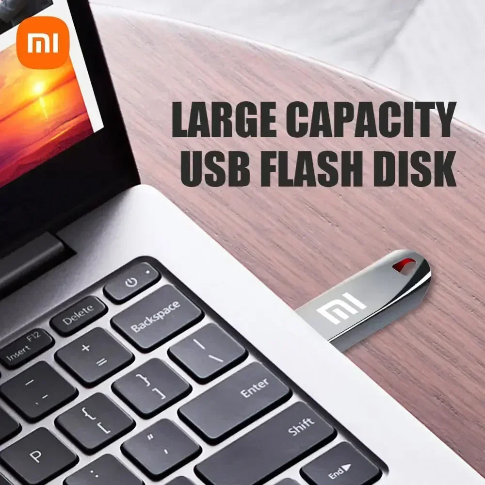 XIAOMI High Speed USB Flash Drive 2TB 1TB Metal Memoria Usb Disk Waterproo Pendrive For Computer Storage Devices Portable U Disk Pen Drive Usb Flash Drive Flash Drive