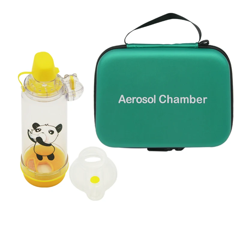 Inhalateur médical en Silicone pour bébé, enfant et adulte, dispositif  d'espacement pour l'asthme, chambre d'inhalation d'aérosol, fournitures de  soins de santé à domicile - AliExpress