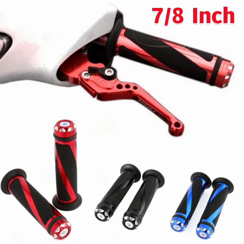 

2 шт./комплект, универсальные алюминиевые Нескользящие ручки для мотоцикла