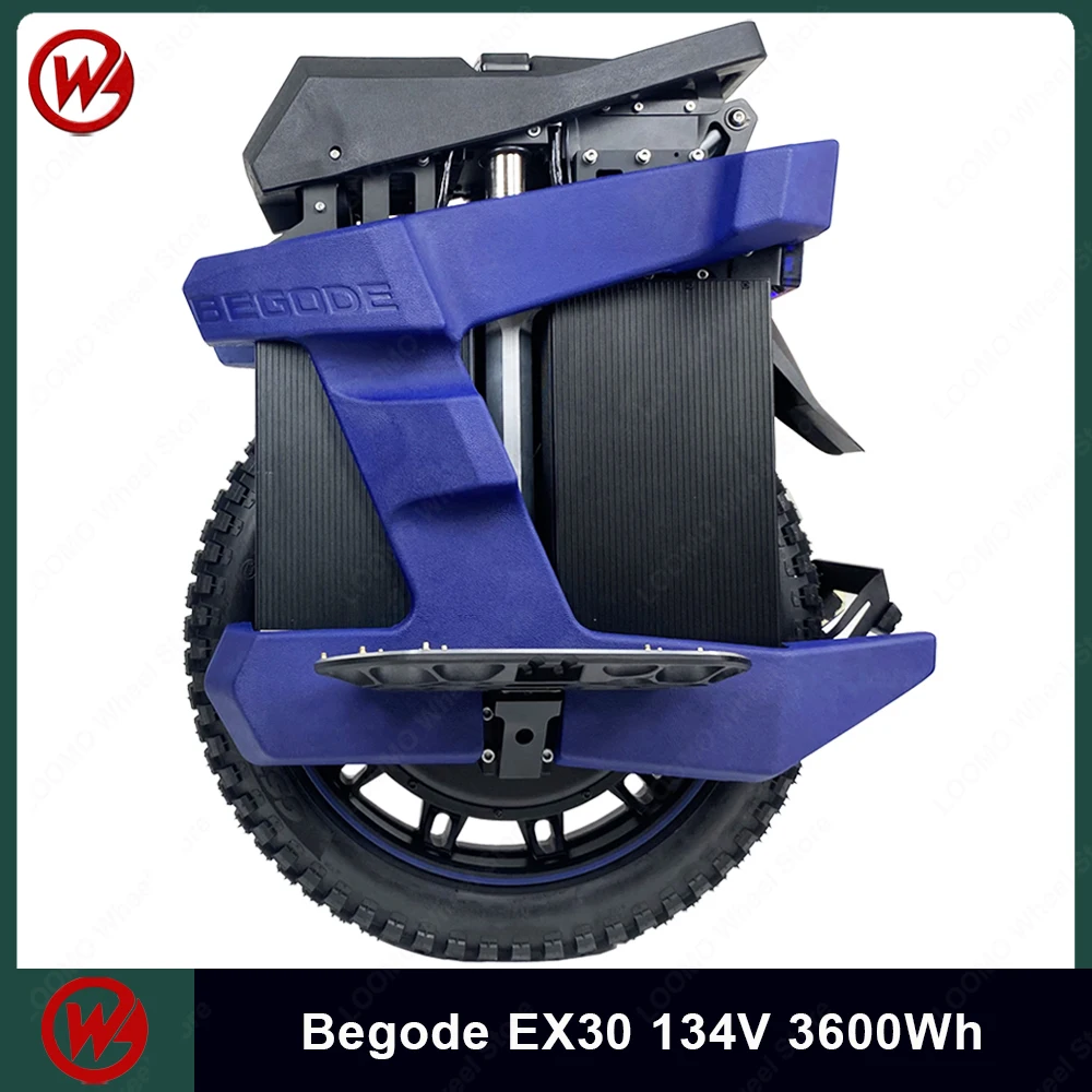 Eu Stock Pre-Vendita Begode Ex30 134V 3600Wh 50E 50S 4000W Motore C40 Coppia Elevata Ip65 Impermeabile Originale Ex30 Monociclo Elettrico