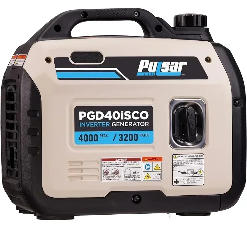 PGD40ISCO Ultra Light Quiet 4000W Portable Gas Inverter Generator Extreme light weight 3200W Rated / 4000W Peak