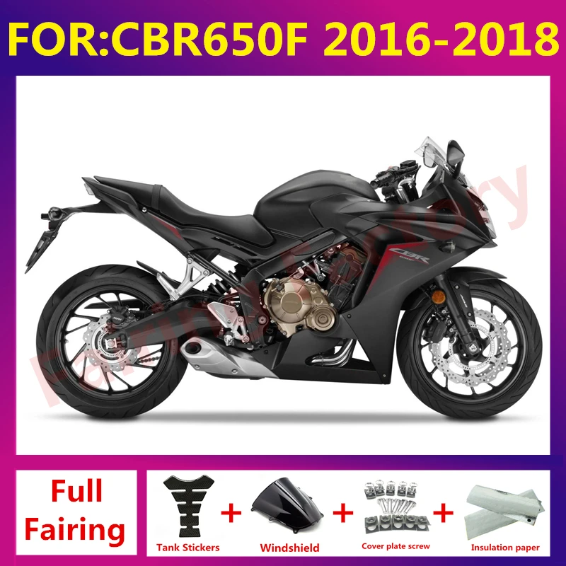 

New ABS Motorcycle Fairings Kit fit for CBR650F 2016 2017 2018 CBR650 F CBR 650F Bodywork full fairing kit zxmt set black red