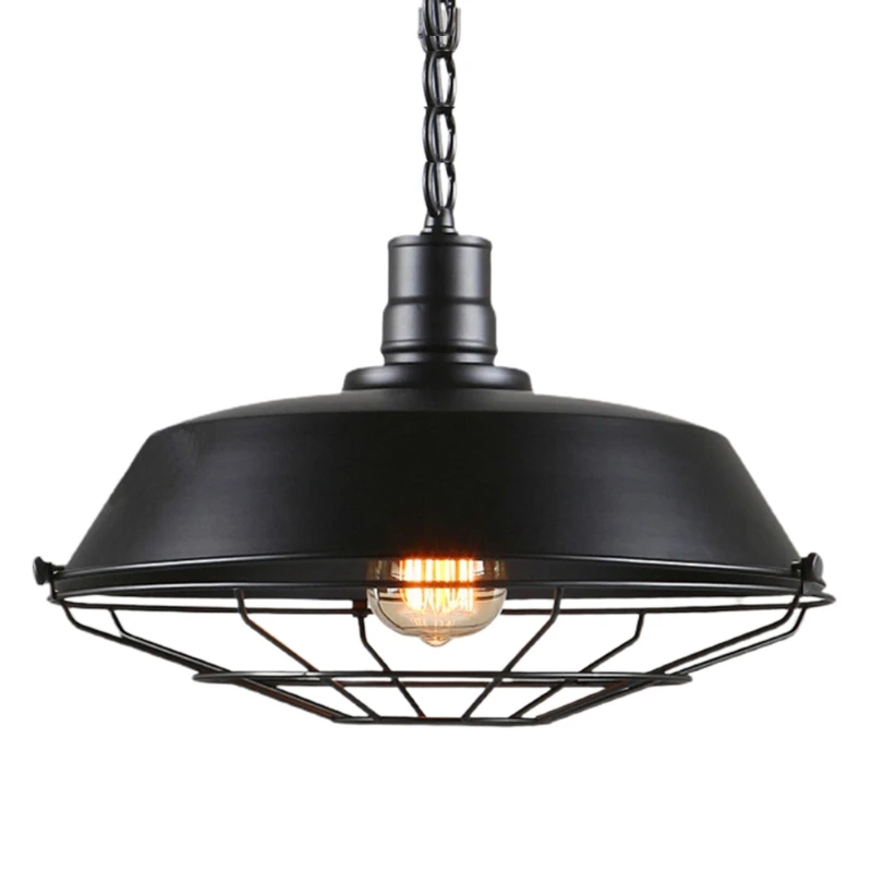 

Loft Style Vintage Pendant Lamp Light Industrial Retro Iron Hanging Ceiling Lamps E27 Chandelier for Restaurant Bar 40JA